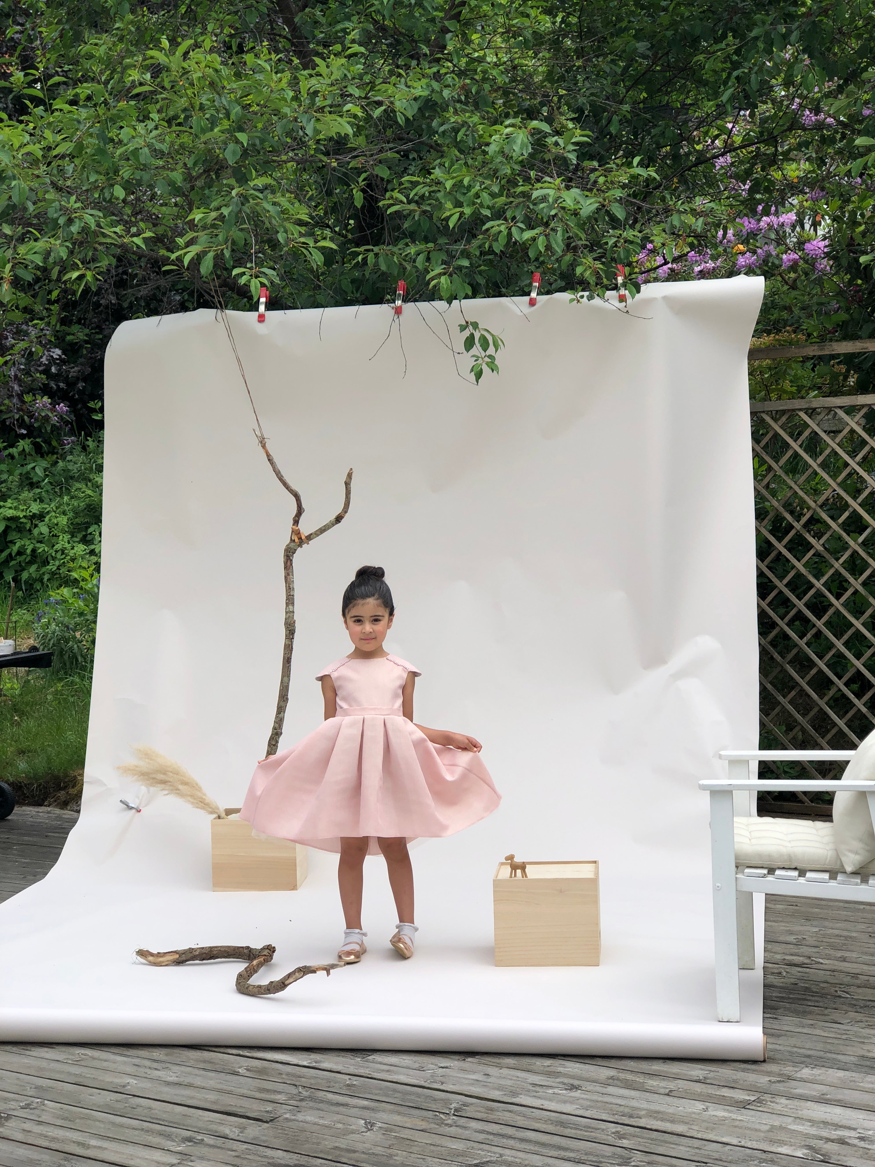 Rosa festklänning för barn - Speciella tillfällen